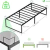 VOUNOT® Bettgestell 90x190 cm Metallbett mit Lattenrost und Produktbild-Vorschau 2