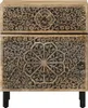 vidaXL Table de nuit 50x33x60 cm en bois massif de manguier Voir les images du produit 5
