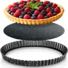 A berry tart and its components are displayed against a white background. Podgląd zdjęcia produktu