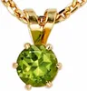 JOBO Anhänger 585 Gold Gelbgold 1 Peridot grün Produktbild-Vorschau 1