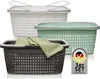 Wäschekörbe 3er Set Farbmix, 3 x Körbe 35 l Produktbild-Vorschau 1