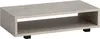 A modern, rectangular coffee table with a concrete-like finish and two black legs. Anteprima dell’immagine prodotto