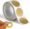 Rubbelaufkleber RUND 30mm GOLD x100 Produktbild-Vorschau 1