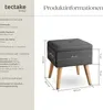 TecTake 403976, Šedá, Polyester, MDF Náhled obrázku produktu 5