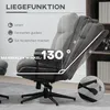 HOMCOM Relaxsessel mit Hocker, Drehbarem Fuß Fernsehsessel Produktbild-Vorschau 4