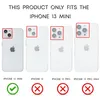 NALIA Leder Look Hülle für iPhone 13 Mini, Schwarze Produktbild-Vorschau 4