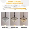 WISFOR lampadario in cristallo a soffitto lampada a Anteprima dell’immagine prodotto 5