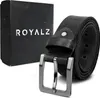 ROYALZ 'Oakland' Antik Vintage Ledergürtel Herren Produktbild-Vorschau 5