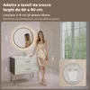 S'AFIELINA Specchio da bagno LED Rotondo 60cm, touch, Anteprima dell’immagine prodotto 2