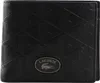 LACOSTE Cuir porte-monnaie Monogramm Billfold Coin Noir Voir les images du produit 3