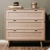 Finish Komoda Bali 03A Sonoma-Eiche und Raffia-Druck Podgląd zdjęcia produktu 2