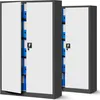 2er Set Aktenschrank C001II Büroschrank Metallschrank Produktbild-Vorschau 1