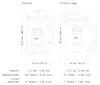 AARKE Purifier, Pitcher-Wasserfilter, 2,36 l, Edelstahl, Produktbild-Vorschau 11