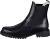 A black leather Chelsea boot is shown against a white background. Produktbild-Vorschau