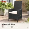 Polyrattan Gartenstuhl verstellbar Relaxsessel Schwarz Produktbild-Vorschau 21