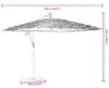 VIDAXL -Parasol mit Stahlpol 246x246x230 cm Braun Produktbild-Vorschau 8