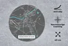 MuchoWow® Mauspad Mousepad Stadtplan - Karte - Rüsselsheim Produktbild-Vorschau 2