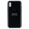 A black iPhone X/Xs silicone case is shown from the back on a white background. Anteprima dell’immagine prodotto