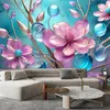 Vlies fototapete Farbige Blumen Glamour Abstraktion 350x245 Produktbild-Vorschau 2