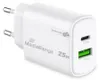 MediaRange Ladegerät 25W 2-Port 1x USB-A/1x USB-C GaN, weiß Produktbild-Vorschau 5