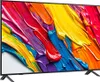 A television screen displaying a colorful abstract painting. Produktbild-Vorschau