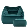 icon Riesen Sitzsack Sessel Bean Bag Natalia mit Hocker, Produktbild-Vorschau 4