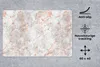 MuchoWow® Schreibtischunterlage Roségold - Marmor - Weiß - Produktbild-Vorschau 2