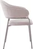 byLIVING Stuhl 2-er Set CURVE / Webstoffbezug in taupe, Produktbild-Vorschau 13