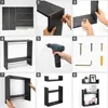 Belle Vous 2 moderne Wandregale - Natürliches rustikales Produktbild-Vorschau 4