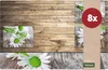Tischset Margeriten Blumen 8er Tischunterlage Tischdeko Produktbild-Vorschau 2