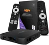 A VU+ YAY GO PRO Android TV 4K UHD Streaming Box with its accessories and packaging. Produktbild-Vorschau