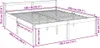 vidaXL Seniorenbett Weiß 180x200 cm Massivholz Kiefer Produktbild-Vorschau 8