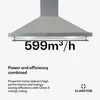 Klarstein digestoř 90 cm, odsávací/recirkulační digestoř s Náhled obrázku produktu 4