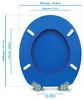 Sanfino® Premium WC Sitz "Deep Blue" hochwertiger Produktbild-Vorschau 7