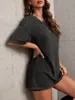 Locker sitzendes, gewaschenes Vintage-T-Shirt aus Baumwolle Produktbild-Vorschau 3