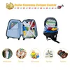 COSTWAY 2tlg Kinderkoffer und Rucksack aus Kunststoff Produktbild-Vorschau 7