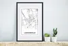 MuchoWow® Gerahmtes Poster Langenfeld - Karte - Stadtplan Produktbild-Vorschau 4