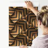10m VLIES TAPETE Rolle GEOMETRISCHE Muster 3D Abstraktion Produktbild-Vorschau 3