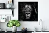 MuchoWow® Poster Tiere - Löwe - Dschungel - Schwarz - Weiß Produktbild-Vorschau 3