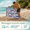 Lantigo Paravento da Spiaggia Ancora in Cerchio 12m | Anteprima dell’immagine prodotto 8