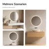 Espejo de baño LED EMKE, redondo, de 50 cm, con espejo de Vista previa de la imagen del producto 7