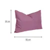 Kissenbezug 30x50 cm lila hell Struktur Leinenoptik Produktbild-Vorschau 3