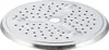 A close-up, top-down view of a round, perforated metal insert with a raised rim. Produktbild-Vorschau