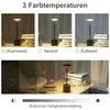 Nachttischlampen, Tischlampe, Stufenlos Dimmbar LED Produktbild-Vorschau 7