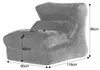 AIORBER Fashion Design Chenille Relaxsessel, Produktbild-Vorschau 6