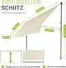Juskys Klemmmarkise Kapstadt 400x120 cm - Höhenverstellbar, Produktbild-Vorschau 5