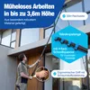 Teleskop Waschbürste bis zu 7m 3-in-1 Bürstenkopf | Produktbild-Vorschau 3