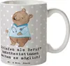 Mr. & Mrs. Panda Kaffeebecher Anästhesistin Freude - Grau Produktbild-Vorschau 1