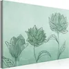 Vlies Leinwandbild - Three Flowers (1 Part) Wide 60x40 cm Produktbild-Vorschau 1