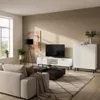 HOME DELUXE - Stehlampe LUNA - Schwarz / Gold, Blendfreies Produktbild-Vorschau 4